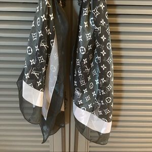 Louis Vuitton silk square scarf